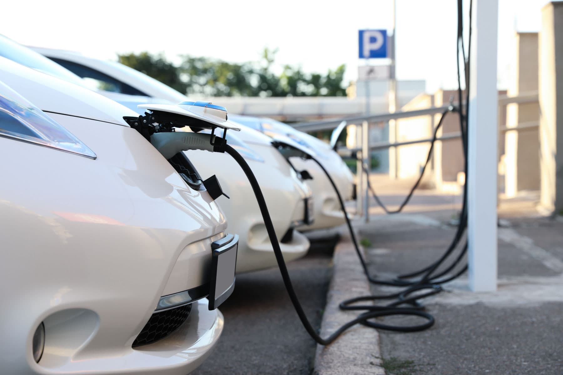 Commercial EV charging installation in delta